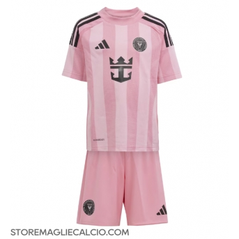 Inter Miami Maglia Gara Casa Repliche 2025-26 Bambino